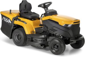 STIGA Estate 384a Petrol Lawn Tractor 414cc 84cm - Hydrostatic Drive, Mulching Kit & Draw Eye - For Lawns up to 3,000 m²
