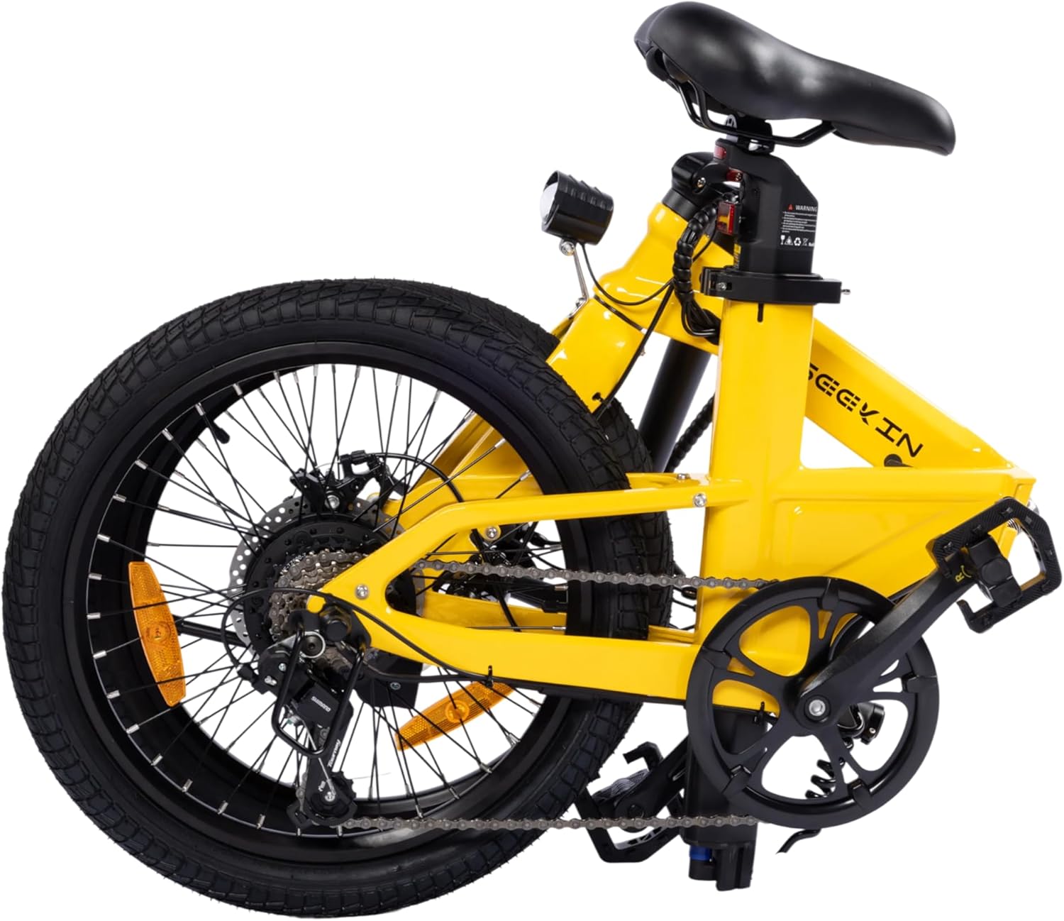 C10 E-Bike Folding Bike 20 Inch Only 18.6 kg Light 250 W Motor 345.6 Wh Battery Ebike with Shimano 7-Speed up to 100 km Range 25 km/h Pedelec with LCD Display, Ideal for (Copie) – Image 10