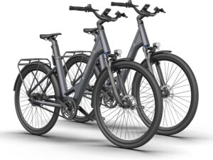 A Dece Oasis ADO ebike 28 inches, Air 28 E-Bike *2 Electric Bicycle, 345.00 Wh Battery, ebike Women/Men, 1 Gear, 3.5 Inch IPS Display, Moment Sensor, Belt Drive